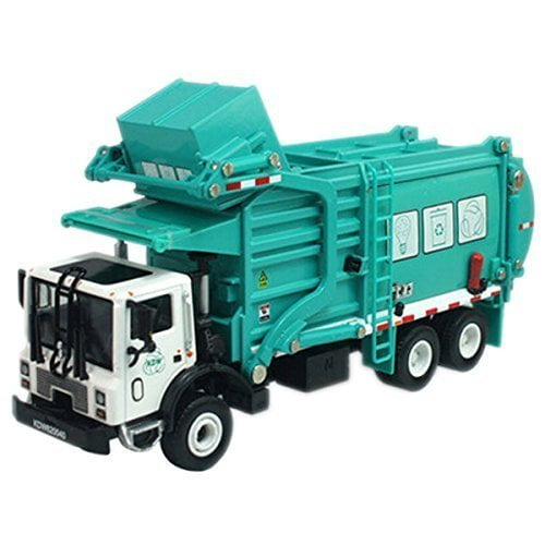 toy garbage truck with dumpster