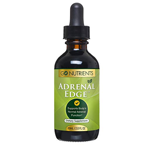 Adrenal Edge - Adrenal Fatigue Supplement & Cortisol Manager - Support Formula Contains Adaptogen Herbs to Help Manage Stress, Increase Energy, and Maintain Healthy Weight - 2 oz